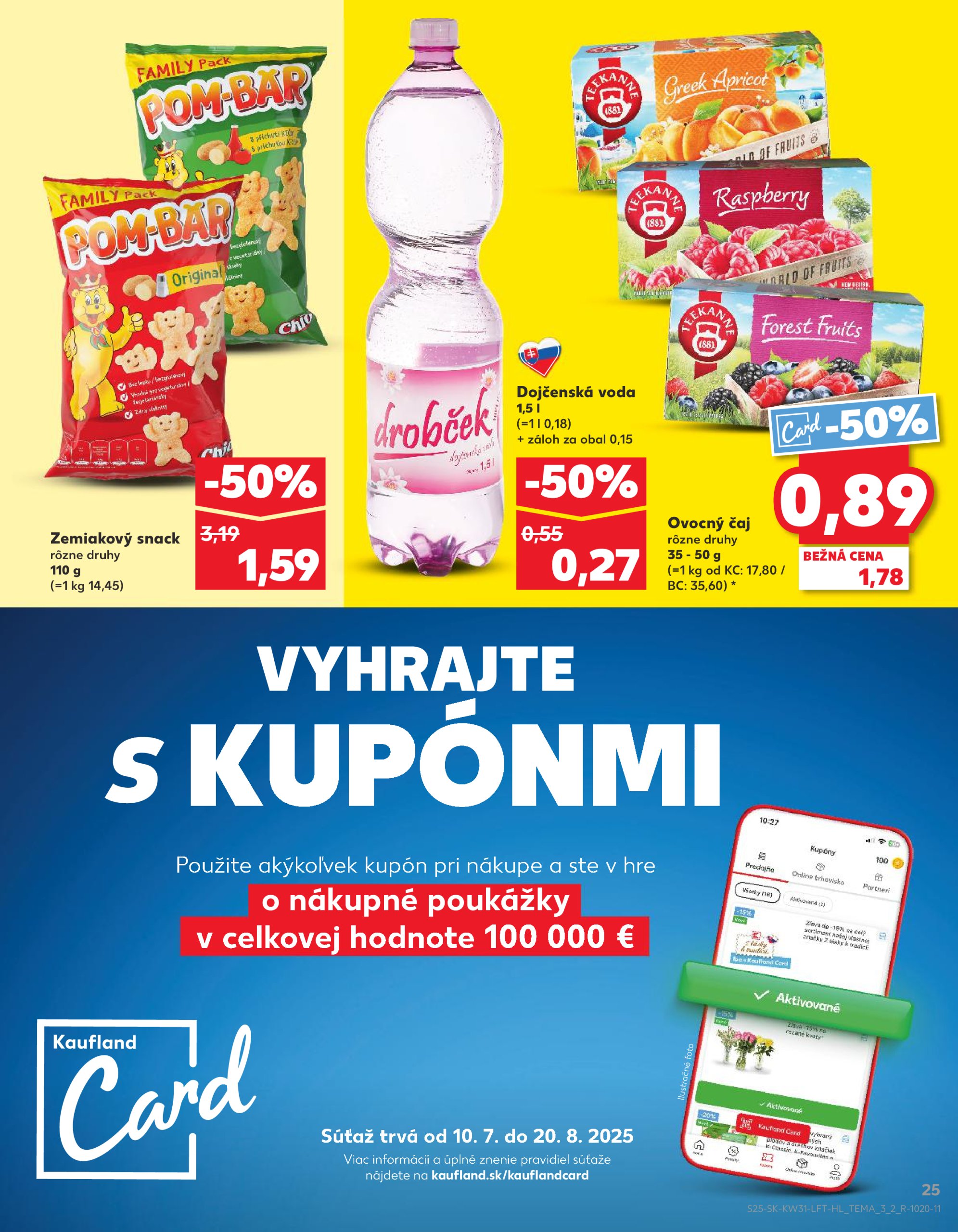 kaufland - Leták Kaufland platný od 31.07. do 06.08. - page: 25 kaufland - Leták Kaufland platný od 31.07. do 06.08. - page: 25