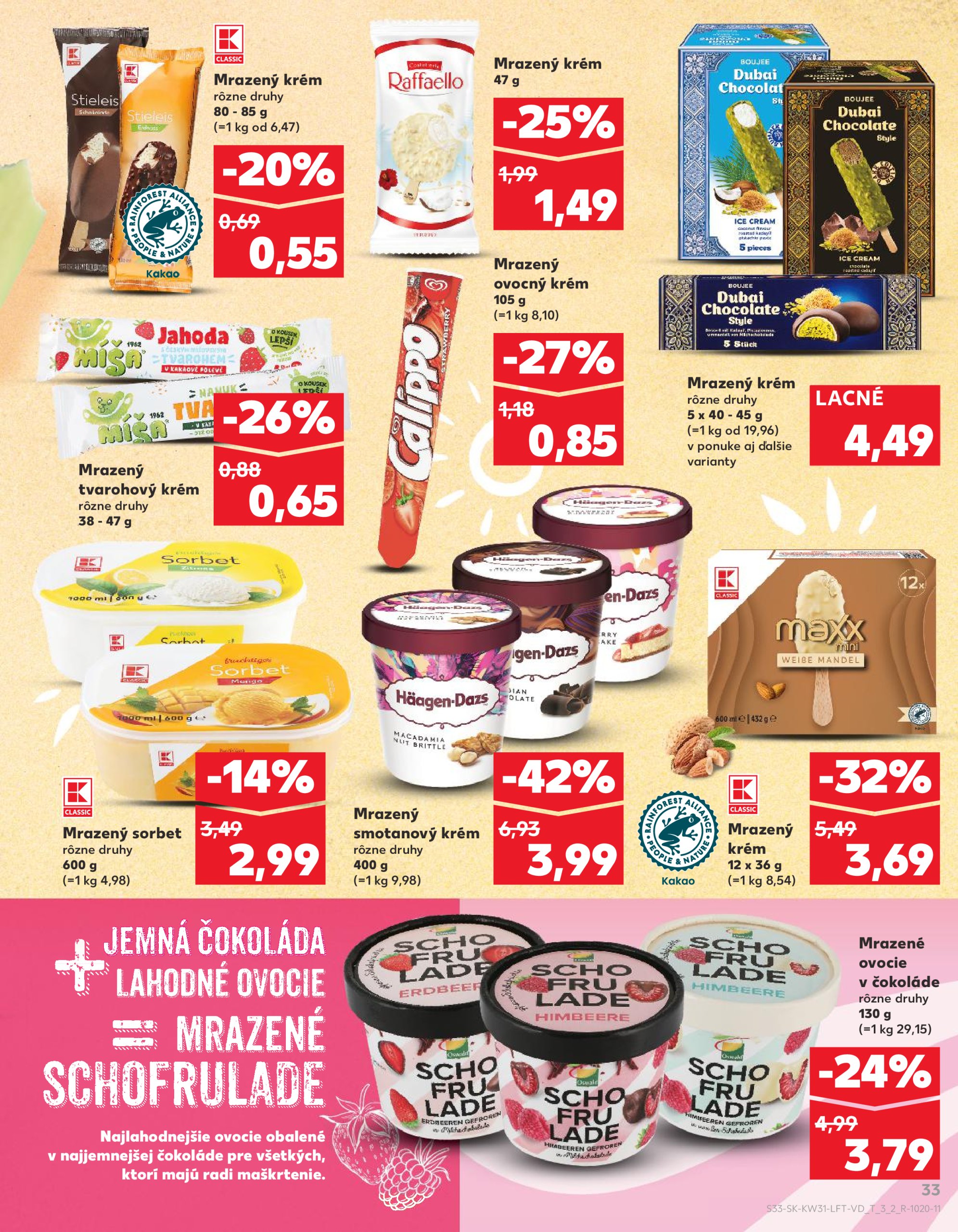 kaufland - Leták Kaufland platný od 31.07. do 06.08. - page: 33 kaufland - Leták Kaufland platný od 31.07. do 06.08. - page: 33