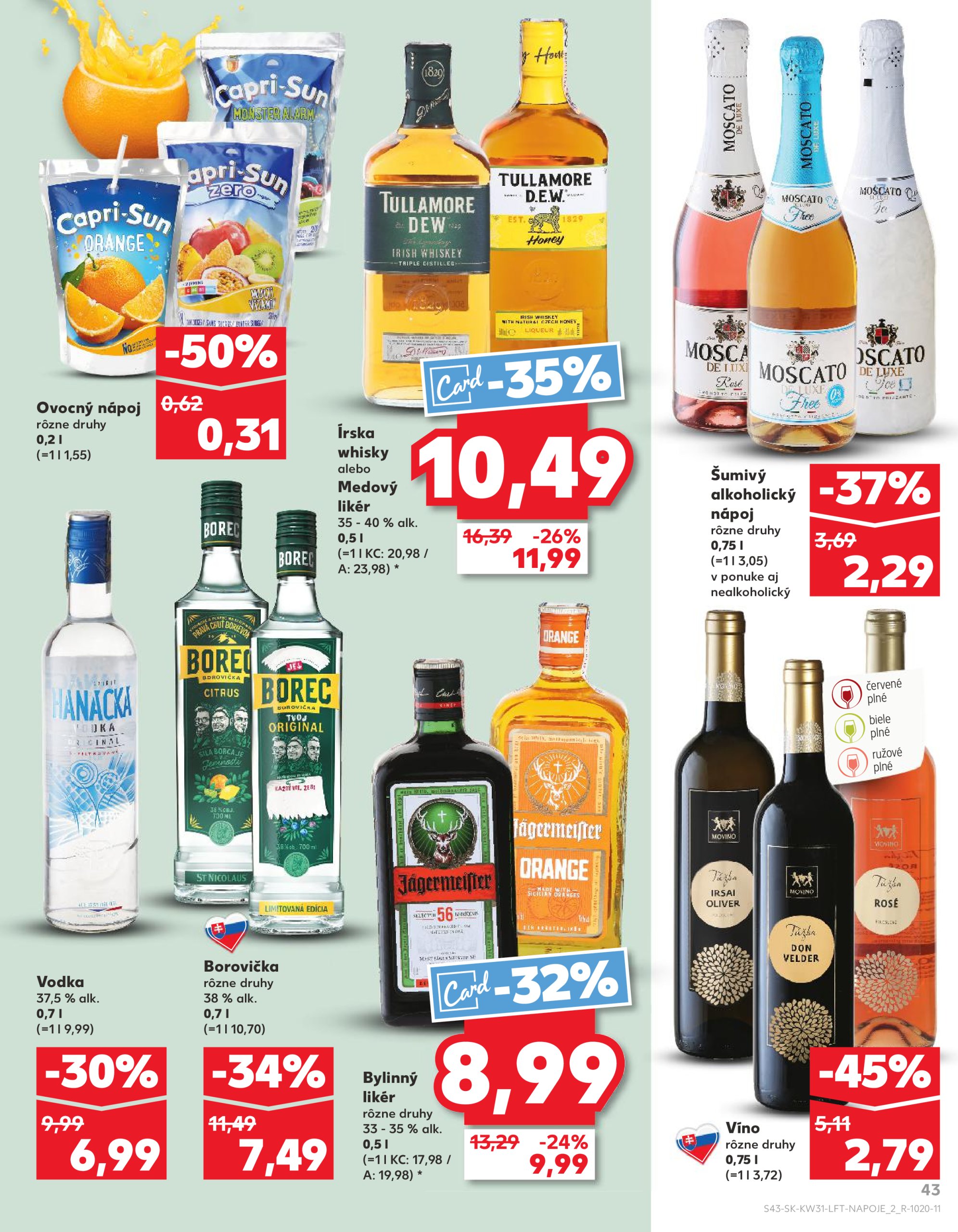 kaufland - Leták Kaufland platný od 31.07. do 06.08. - page: 43 kaufland - Leták Kaufland platný od 31.07. do 06.08. - page: 43