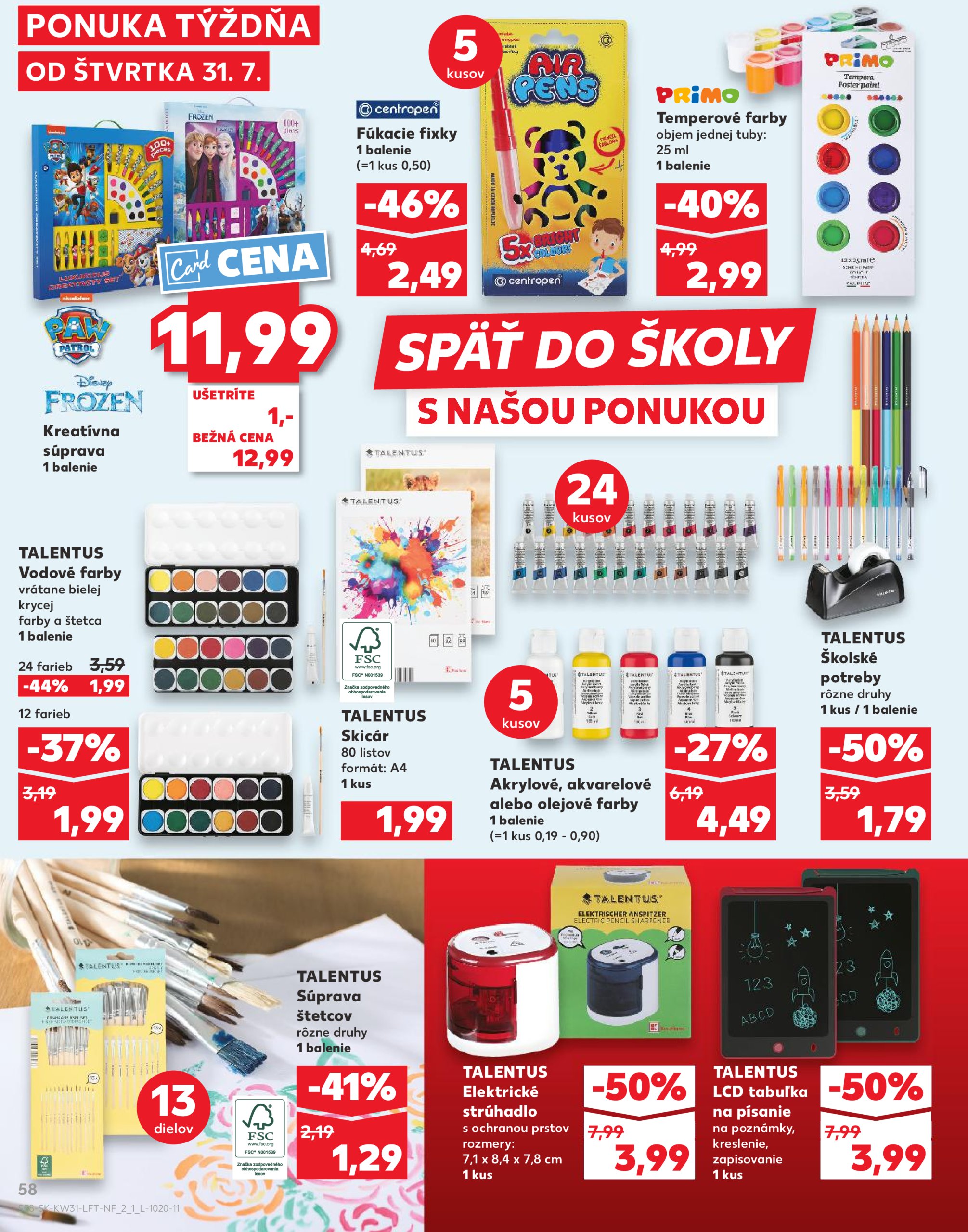 kaufland - Leták Kaufland platný od 31.07. do 06.08. - page: 58 kaufland - Leták Kaufland platný od 31.07. do 06.08. - page: 58