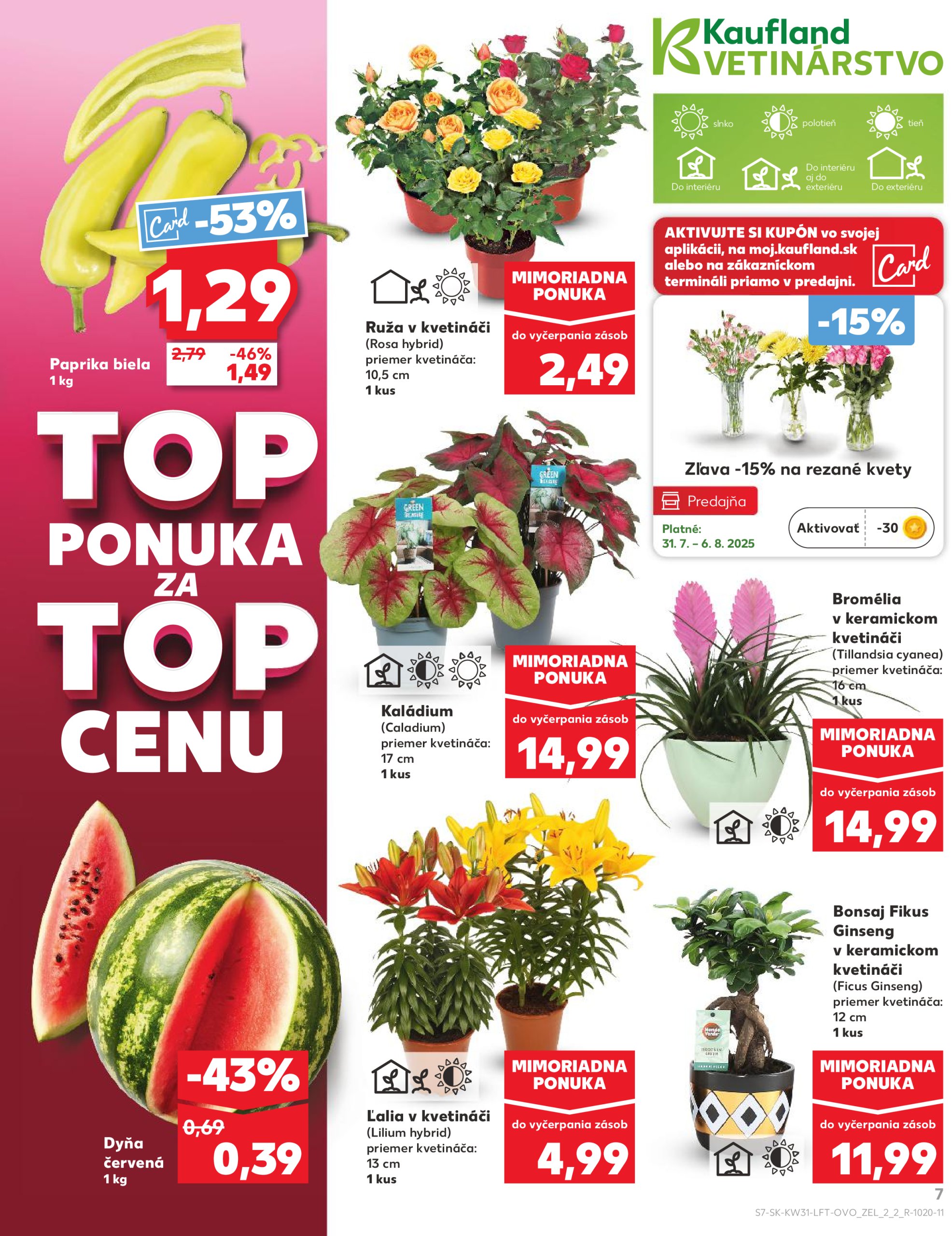 kaufland - Leták Kaufland platný od 31.07. do 06.08. - page: 7 kaufland - Leták Kaufland platný od 31.07. do 06.08. - page: 7