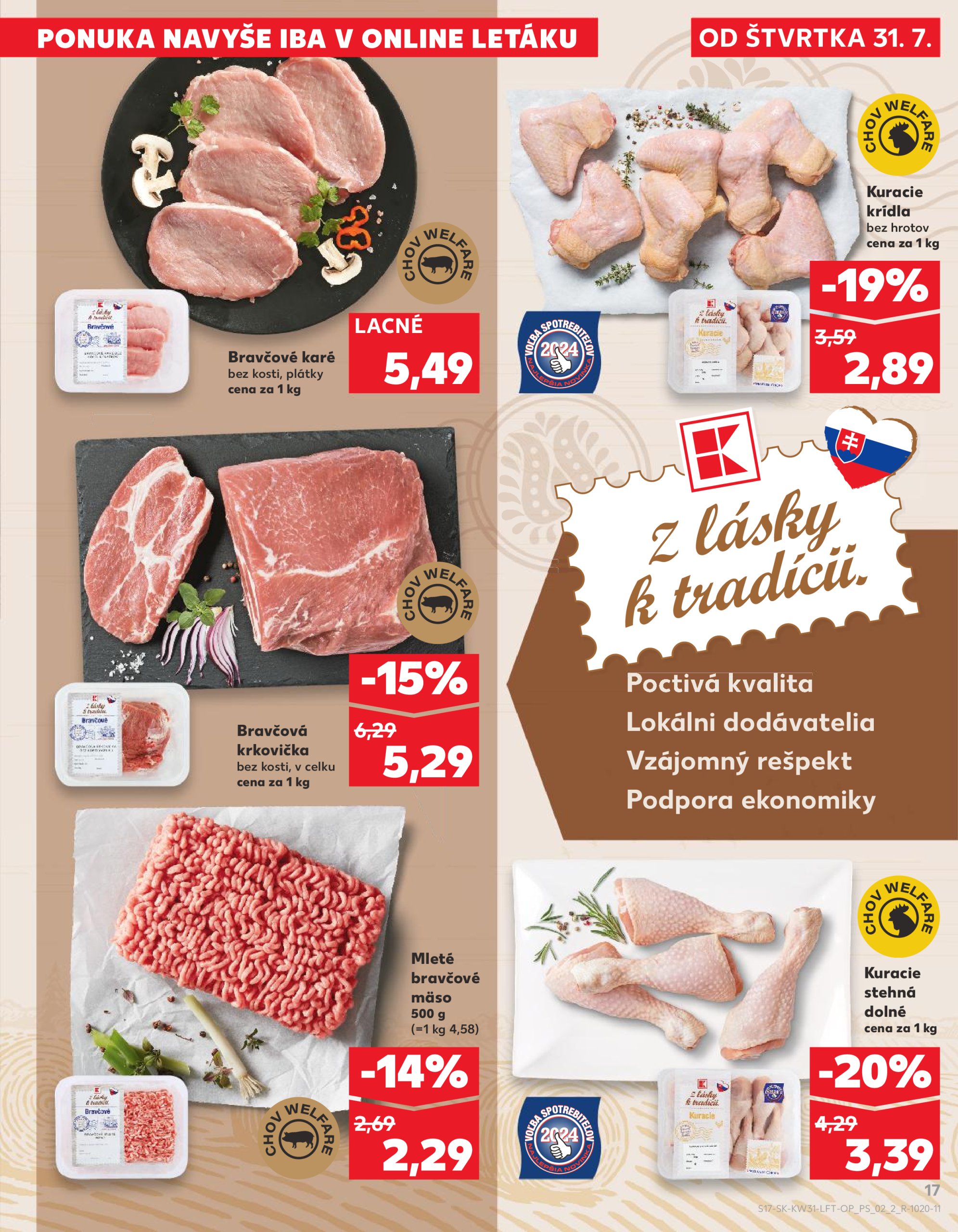 kaufland - Leták Kaufland platný od 31.07. do 06.08. - page: 17 kaufland - Leták Kaufland platný od 31.07. do 06.08. - page: 17