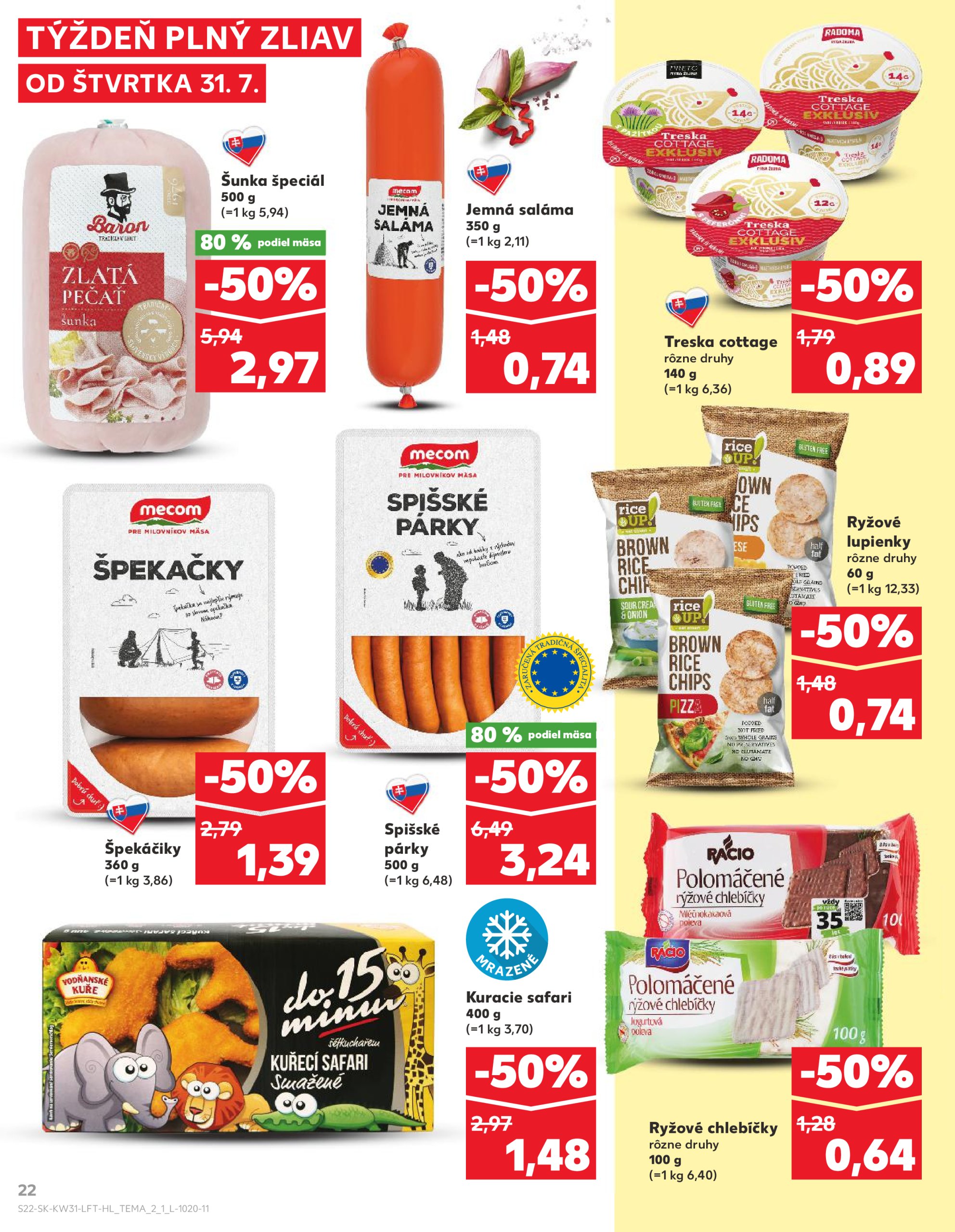 kaufland - Leták Kaufland platný od 31.07. do 06.08. - page: 22 kaufland - Leták Kaufland platný od 31.07. do 06.08. - page: 22