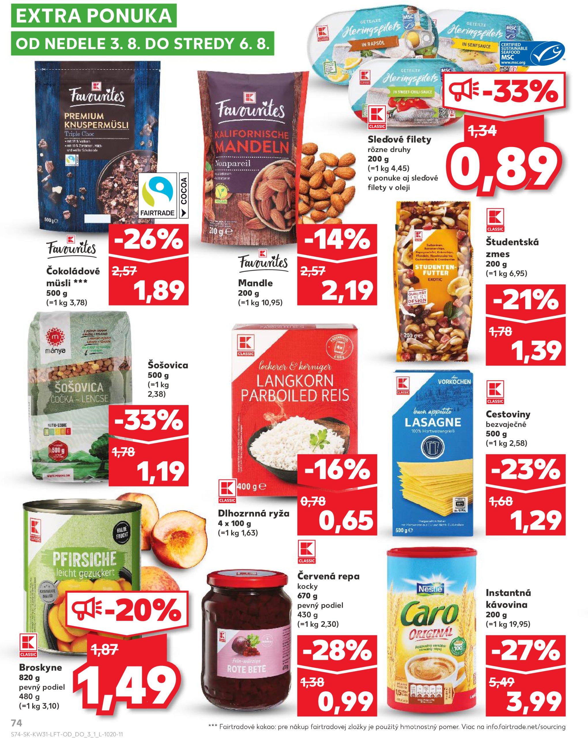 kaufland - Leták Kaufland platný od 31.07. do 06.08. - page: 74 kaufland - Leták Kaufland platný od 31.07. do 06.08. - page: 74