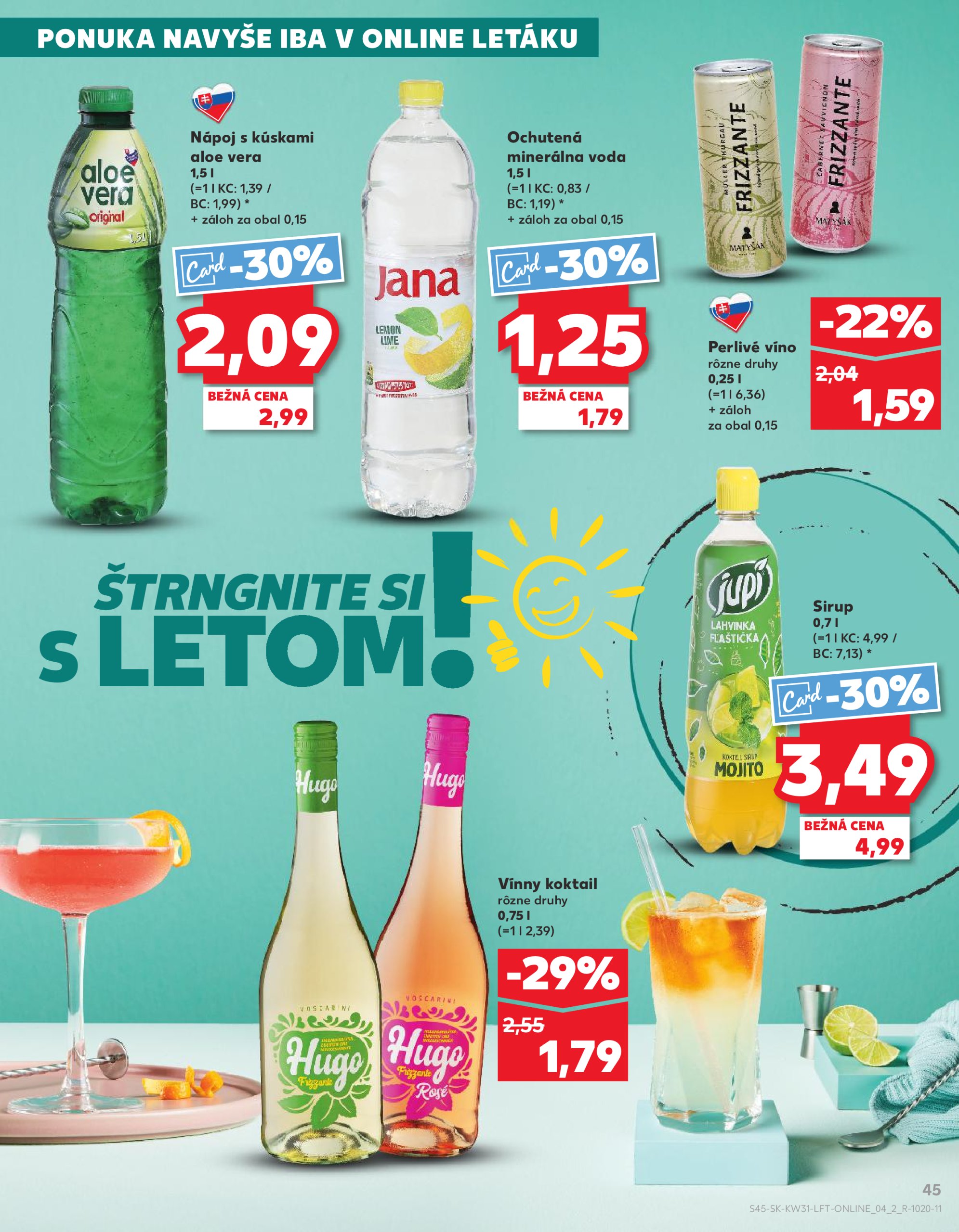 kaufland - Leták Kaufland platný od 31.07. do 06.08. - page: 45 kaufland - Leták Kaufland platný od 31.07. do 06.08. - page: 45