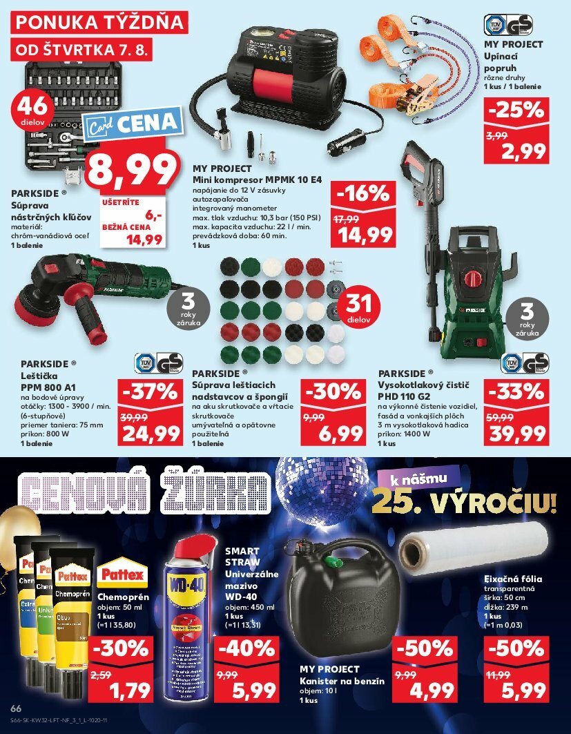 kaufland - Leták Kaufland platný od 07.08. do 13.08. - page: 66 kaufland - Leták Kaufland platný od 07.08. do 13.08. - page: 66