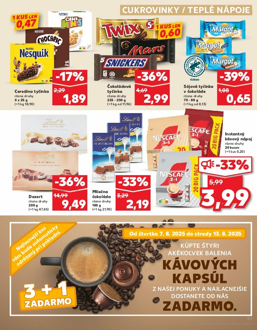 kaufland - Leták Kaufland platný od 07.08. do 13.08. - page: 47 kaufland - Leták Kaufland platný od 07.08. do 13.08. - page: 47