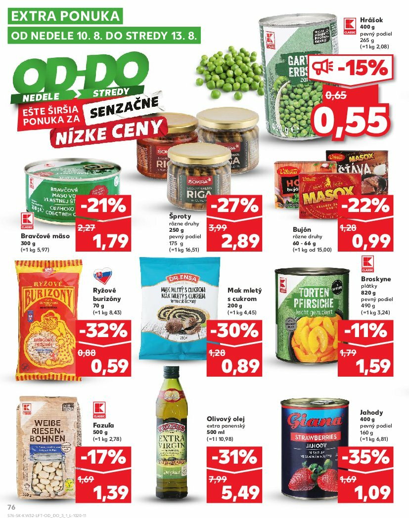 kaufland - Leták Kaufland platný od 07.08. do 13.08. - page: 76 kaufland - Leták Kaufland platný od 07.08. do 13.08. - page: 76
