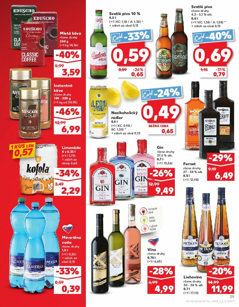 kaufland - Leták Kaufland platný od 07.08. do 13.08. - page: 29 kaufland - Leták Kaufland platný od 07.08. do 13.08. - page: 29