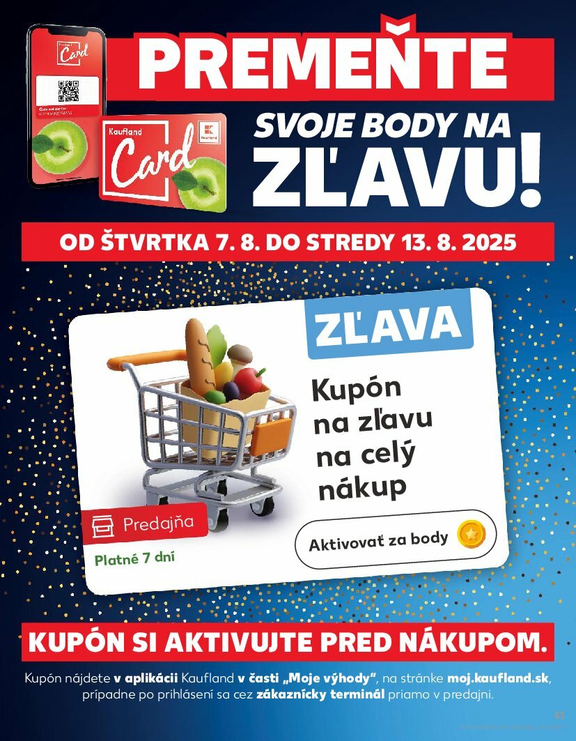 kaufland - Leták Kaufland platný od 07.08. do 13.08. - page: 43 kaufland - Leták Kaufland platný od 07.08. do 13.08. - page: 43