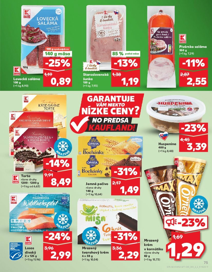 kaufland - Leták Kaufland platný od 07.08. do 13.08. - page: 75 kaufland - Leták Kaufland platný od 07.08. do 13.08. - page: 75