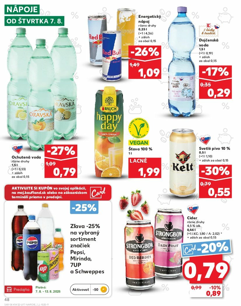 kaufland - Leták Kaufland platný od 07.08. do 13.08. - page: 48 kaufland - Leták Kaufland platný od 07.08. do 13.08. - page: 48