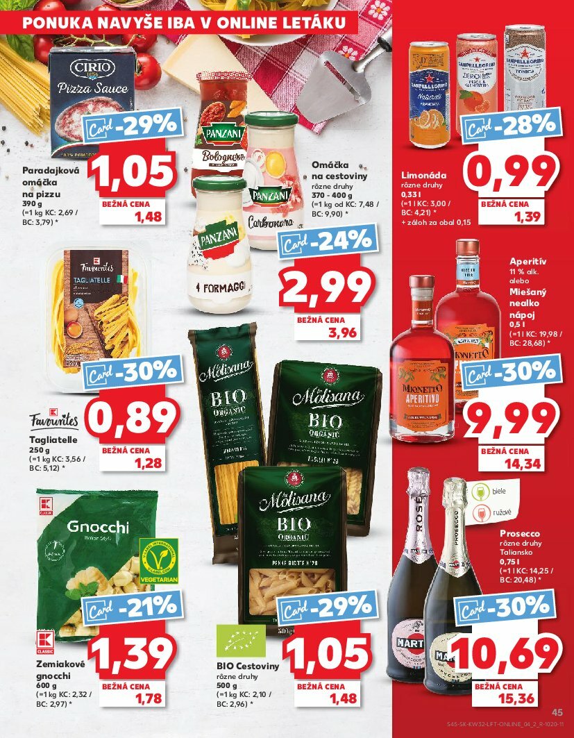 kaufland - Leták Kaufland platný od 07.08. do 13.08. - page: 45 kaufland - Leták Kaufland platný od 07.08. do 13.08. - page: 45
