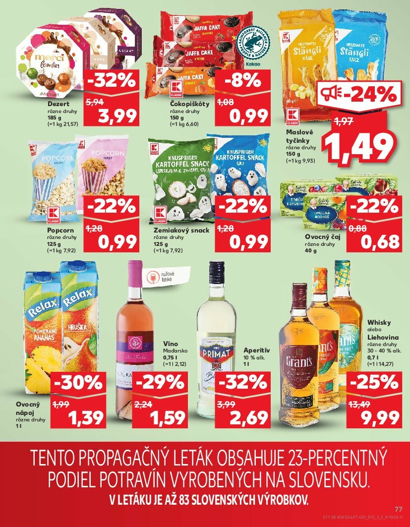 kaufland - Leták Kaufland platný od 07.08. do 13.08. - page: 77 kaufland - Leták Kaufland platný od 07.08. do 13.08. - page: 77