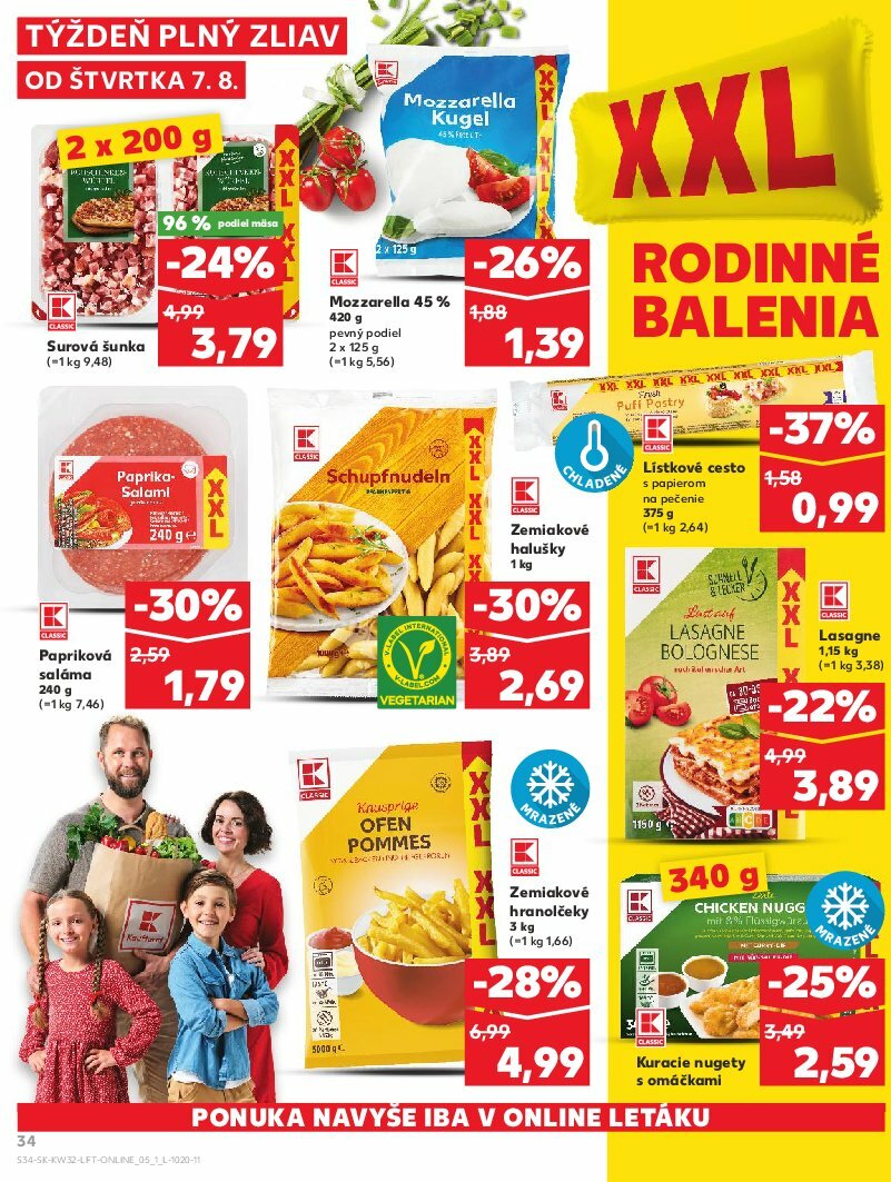 kaufland - Leták Kaufland platný od 07.08. do 13.08. - page: 34 kaufland - Leták Kaufland platný od 07.08. do 13.08. - page: 34