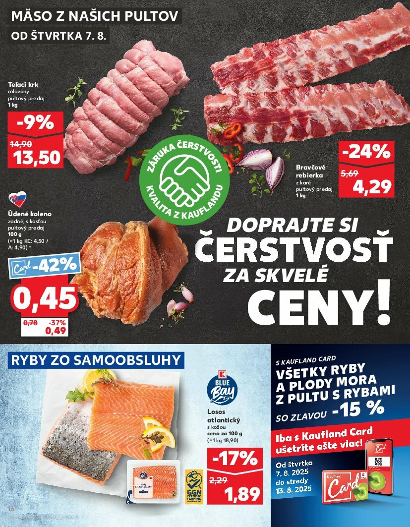 kaufland - Leták Kaufland platný od 07.08. do 13.08. - page: 16 kaufland - Leták Kaufland platný od 07.08. do 13.08. - page: 16