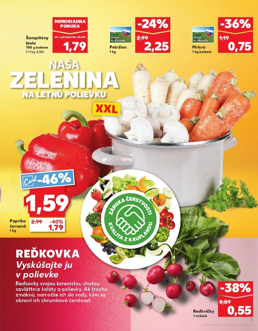 kaufland - Leták Kaufland platný od 07.08. do 13.08. - page: 5 kaufland - Leták Kaufland platný od 07.08. do 13.08. - page: 5