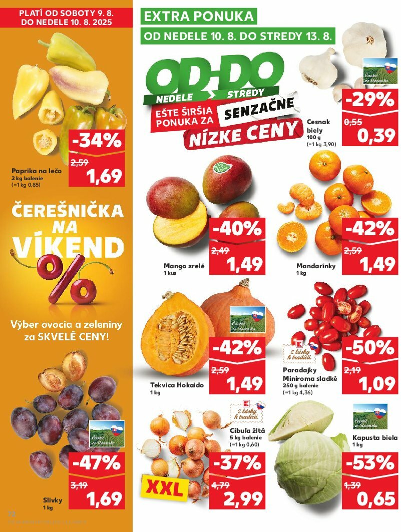 kaufland - Leták Kaufland platný od 07.08. do 13.08. - page: 72 kaufland - Leták Kaufland platný od 07.08. do 13.08. - page: 72