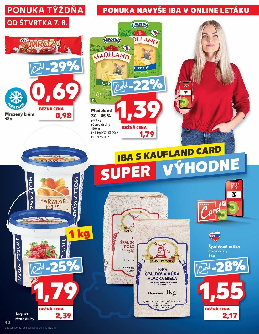 kaufland - Leták Kaufland platný od 07.08. do 13.08. - page: 40 kaufland - Leták Kaufland platný od 07.08. do 13.08. - page: 40