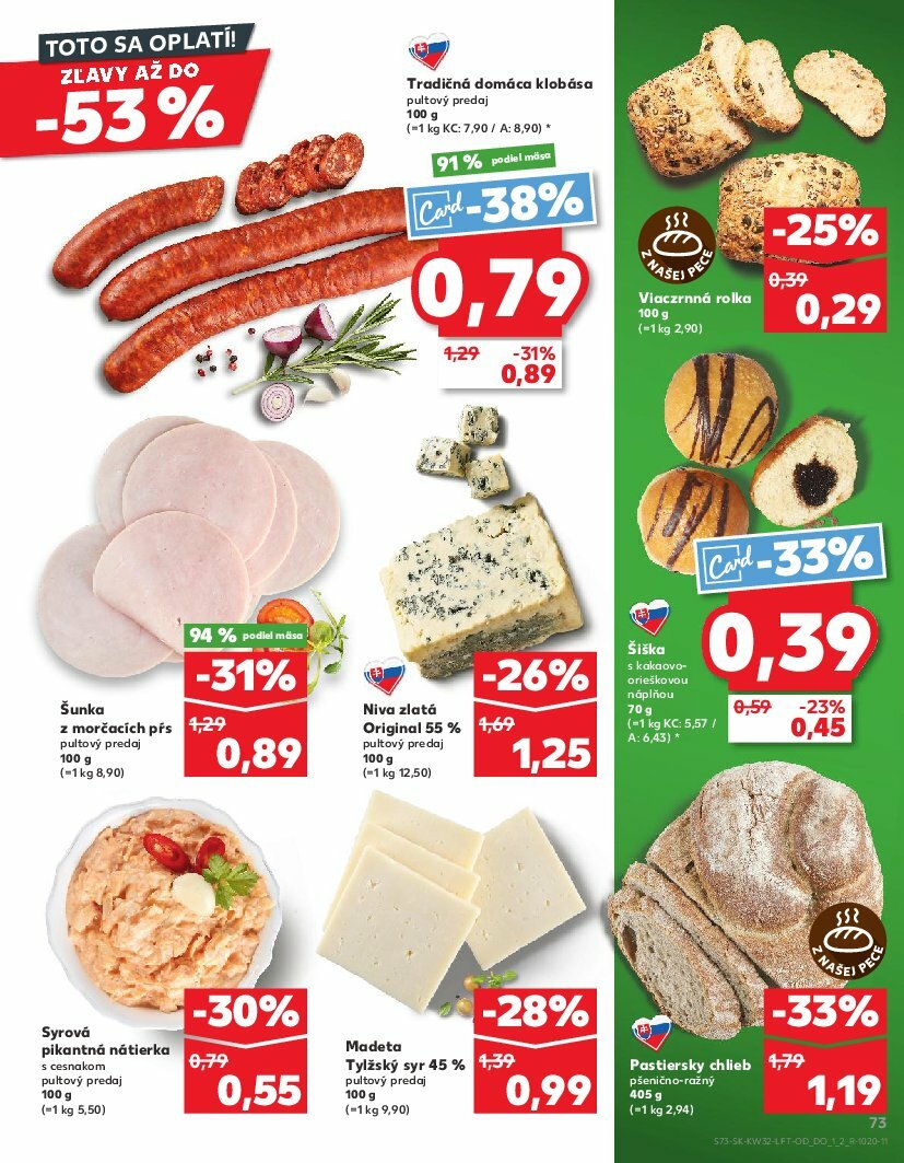 kaufland - Leták Kaufland platný od 07.08. do 13.08. - page: 73 kaufland - Leták Kaufland platný od 07.08. do 13.08. - page: 73