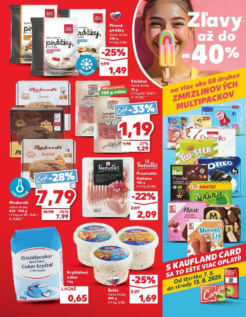 kaufland - Leták Kaufland platný od 07.08. do 13.08. - page: 31 kaufland - Leták Kaufland platný od 07.08. do 13.08. - page: 31