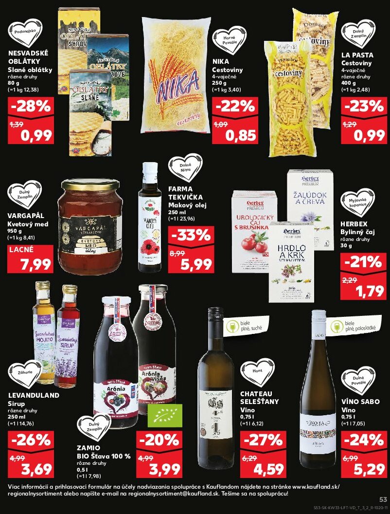 kaufland - Leták Kaufland platný od 14.08. do 20.08. - page: 53 kaufland - Leták Kaufland platný od 14.08. do 20.08. - page: 53