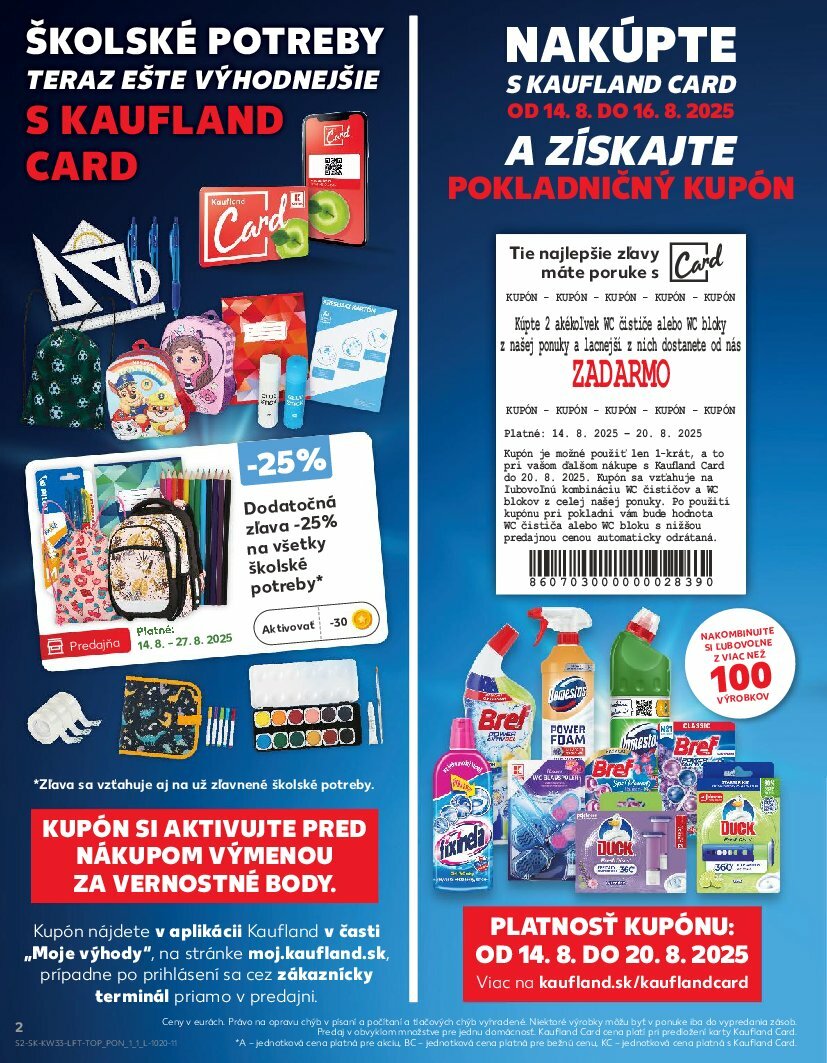kaufland - Leták Kaufland platný od 14.08. do 20.08. - page: 2 kaufland - Leták Kaufland platný od 14.08. do 20.08. - page: 2
