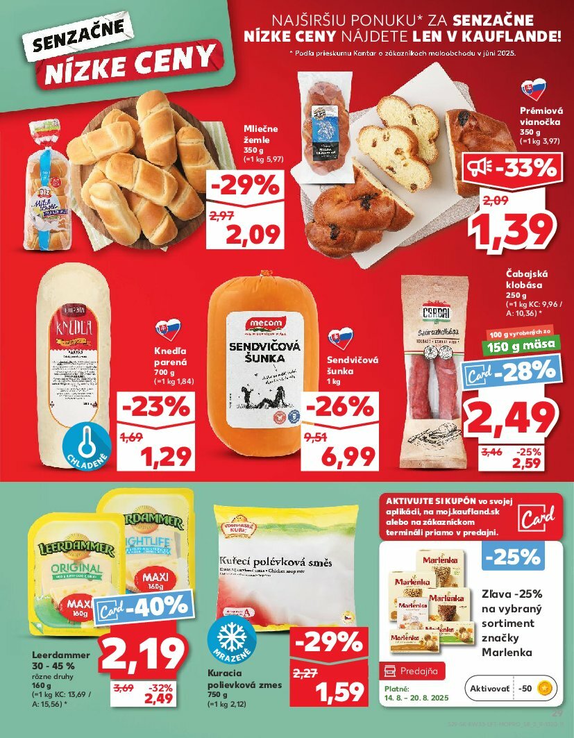 kaufland - Leták Kaufland platný od 14.08. do 20.08. - page: 29 kaufland - Leták Kaufland platný od 14.08. do 20.08. - page: 29
