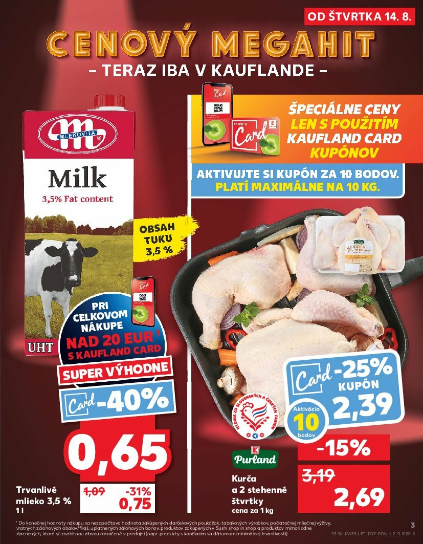 kaufland - Leták Kaufland platný od 14.08. do 20.08. - page: 3 kaufland - Leták Kaufland platný od 14.08. do 20.08. - page: 3