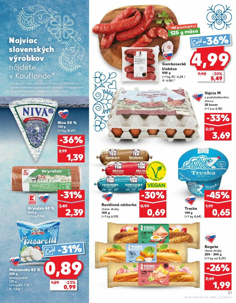 kaufland - Leták Kaufland platný od 14.08. do 20.08. - page: 21 kaufland - Leták Kaufland platný od 14.08. do 20.08. - page: 21