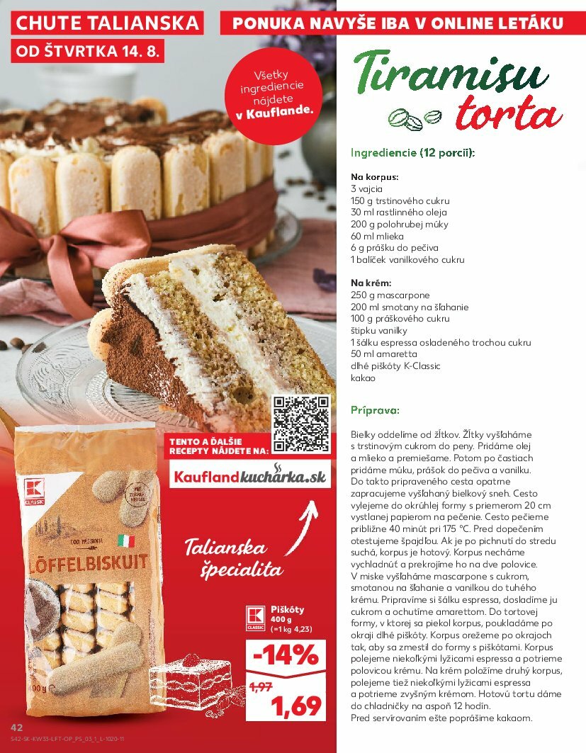 kaufland - Leták Kaufland platný od 14.08. do 20.08. - page: 42 kaufland - Leták Kaufland platný od 14.08. do 20.08. - page: 42