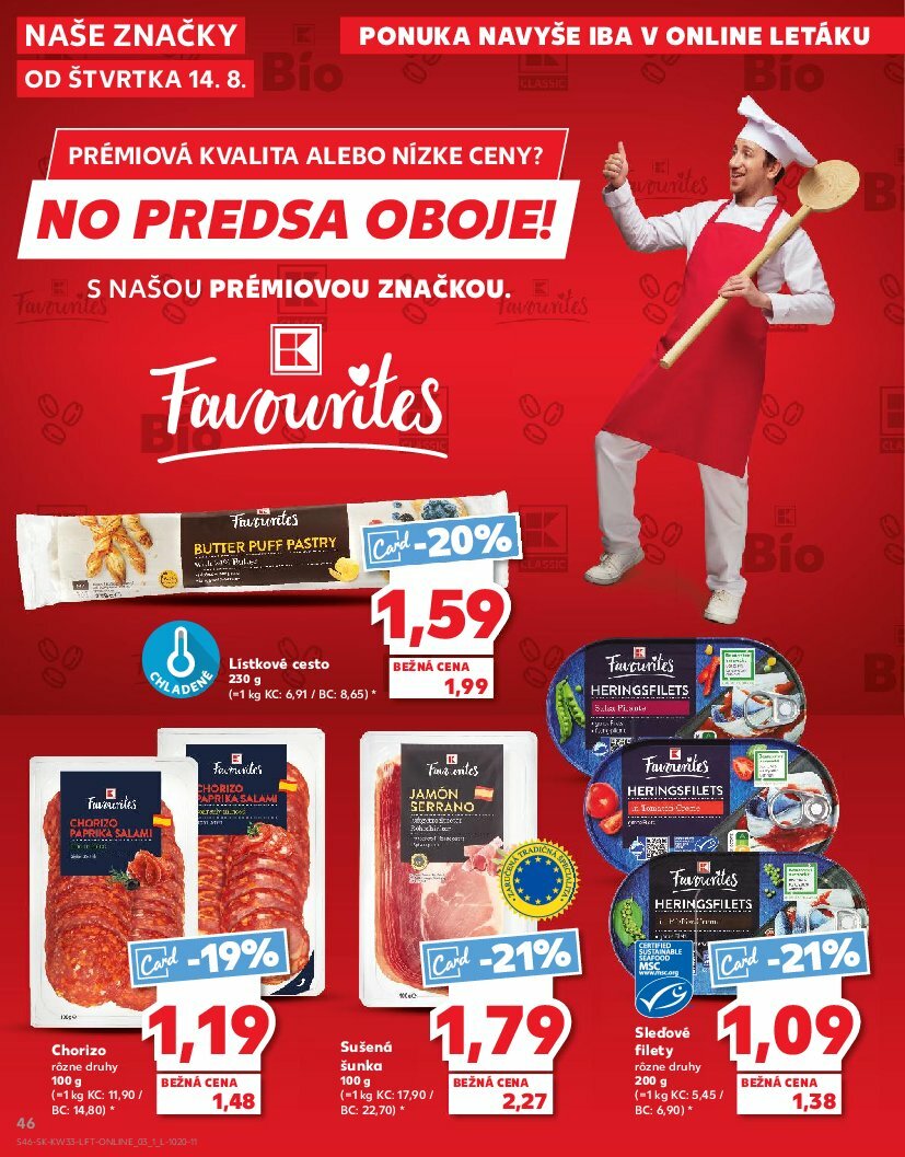 kaufland - Leták Kaufland platný od 14.08. do 20.08. - page: 46 kaufland - Leták Kaufland platný od 14.08. do 20.08. - page: 46
