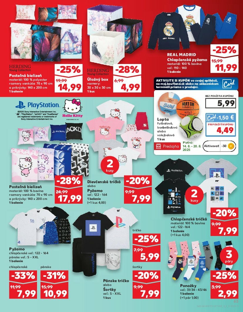 kaufland - Leták Kaufland platný od 14.08. do 20.08. - page: 63 kaufland - Leták Kaufland platný od 14.08. do 20.08. - page: 63