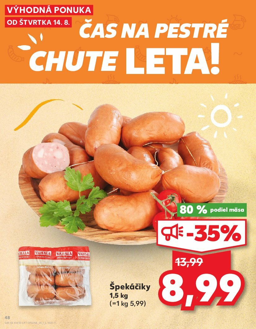kaufland - Leták Kaufland platný od 14.08. do 20.08. - page: 48 kaufland - Leták Kaufland platný od 14.08. do 20.08. - page: 48