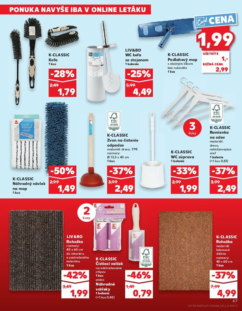 kaufland - Leták Kaufland platný od 14.08. do 20.08. - page: 67 kaufland - Leták Kaufland platný od 14.08. do 20.08. - page: 67