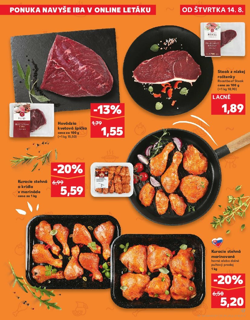 kaufland - Leták Kaufland platný od 14.08. do 20.08. - page: 17 kaufland - Leták Kaufland platný od 14.08. do 20.08. - page: 17