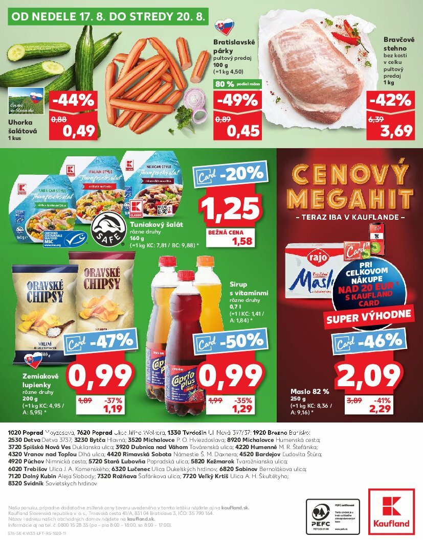 kaufland - Leták Kaufland platný od 14.08. do 20.08. - page: 76 kaufland - Leták Kaufland platný od 14.08. do 20.08. - page: 76