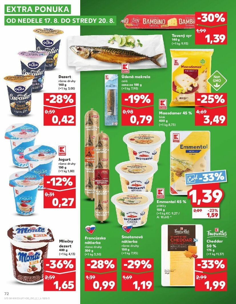 kaufland - Leták Kaufland platný od 14.08. do 20.08. - page: 72 kaufland - Leták Kaufland platný od 14.08. do 20.08. - page: 72
