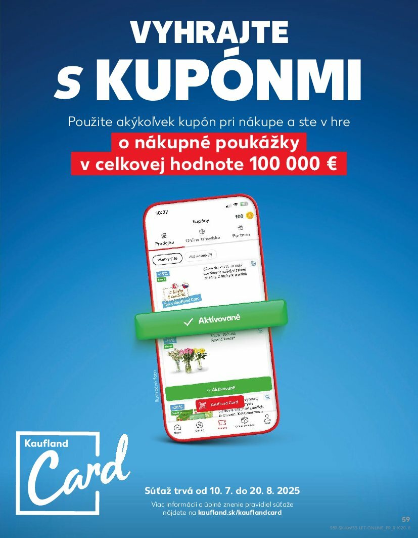 kaufland - Leták Kaufland platný od 14.08. do 20.08. - page: 59 kaufland - Leták Kaufland platný od 14.08. do 20.08. - page: 59