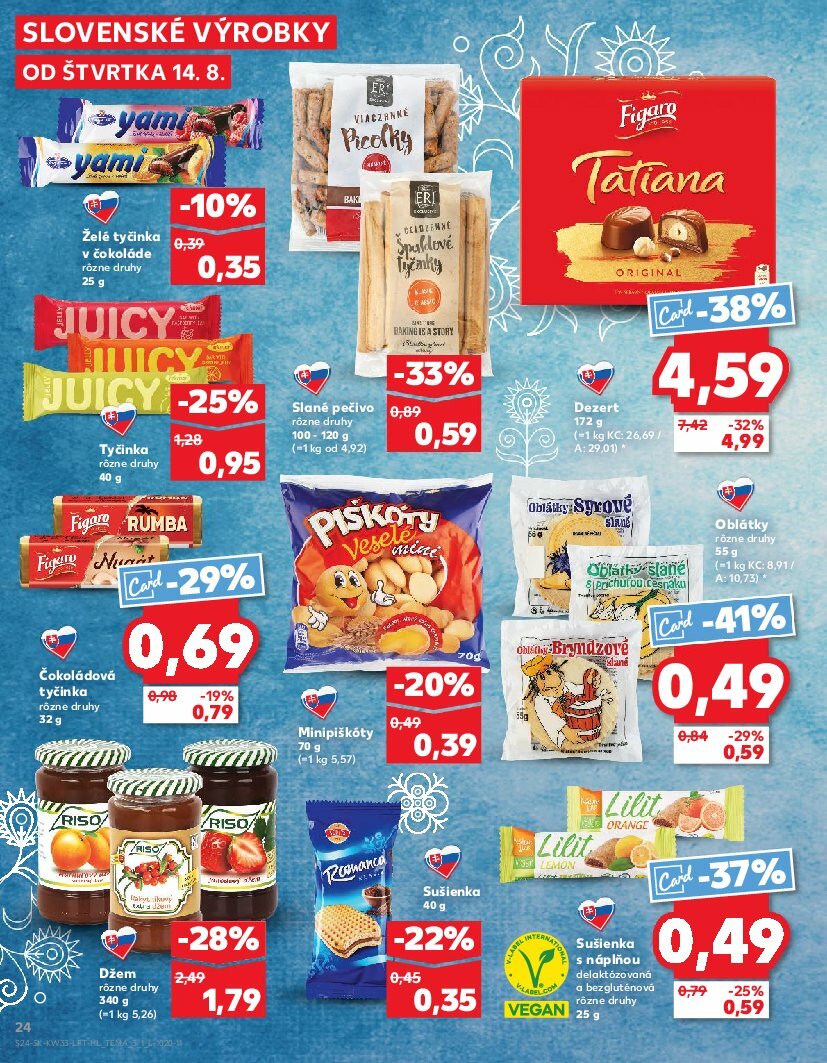 kaufland - Leták Kaufland platný od 14.08. do 20.08. - page: 24 kaufland - Leták Kaufland platný od 14.08. do 20.08. - page: 24