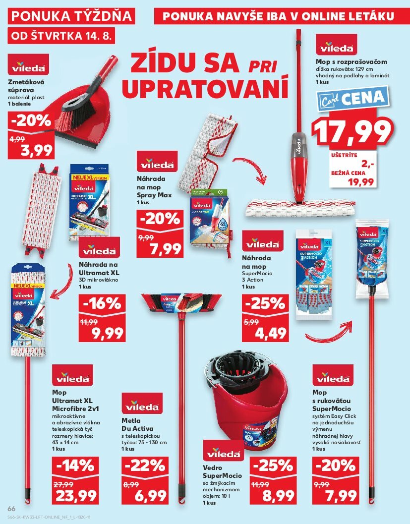 kaufland - Leták Kaufland platný od 14.08. do 20.08. - page: 66 kaufland - Leták Kaufland platný od 14.08. do 20.08. - page: 66
