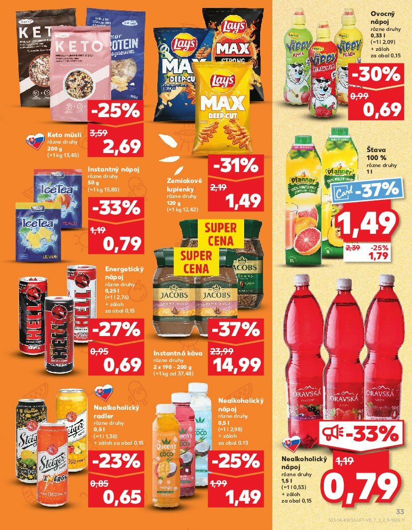 kaufland - Leták Kaufland platný od 14.08. do 20.08. - page: 33 kaufland - Leták Kaufland platný od 14.08. do 20.08. - page: 33
