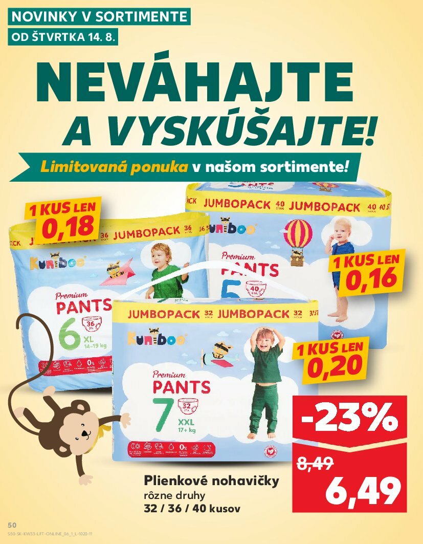 kaufland - Leták Kaufland platný od 14.08. do 20.08. - page: 50 kaufland - Leták Kaufland platný od 14.08. do 20.08. - page: 50
