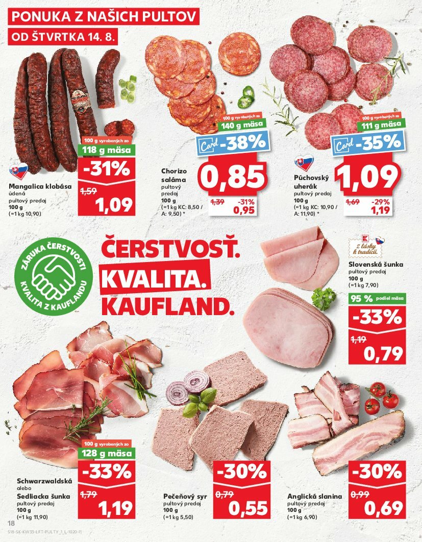 kaufland - Leták Kaufland platný od 14.08. do 20.08. - page: 18 kaufland - Leták Kaufland platný od 14.08. do 20.08. - page: 18