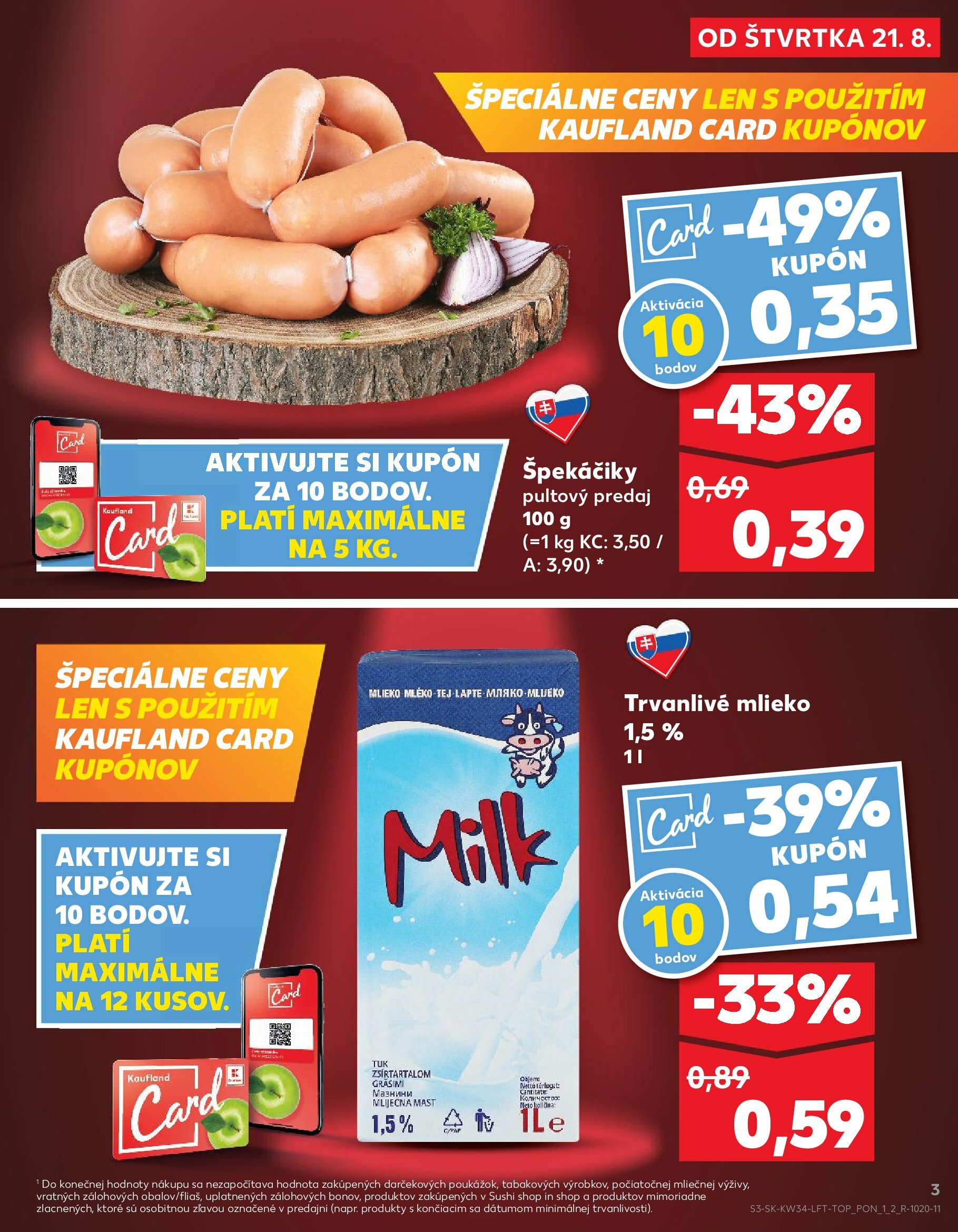 kaufland - Leták Kaufland platný od 21.08. do 27.08. - page: 3 kaufland - Leták Kaufland platný od 21.08. do 27.08. - page: 3