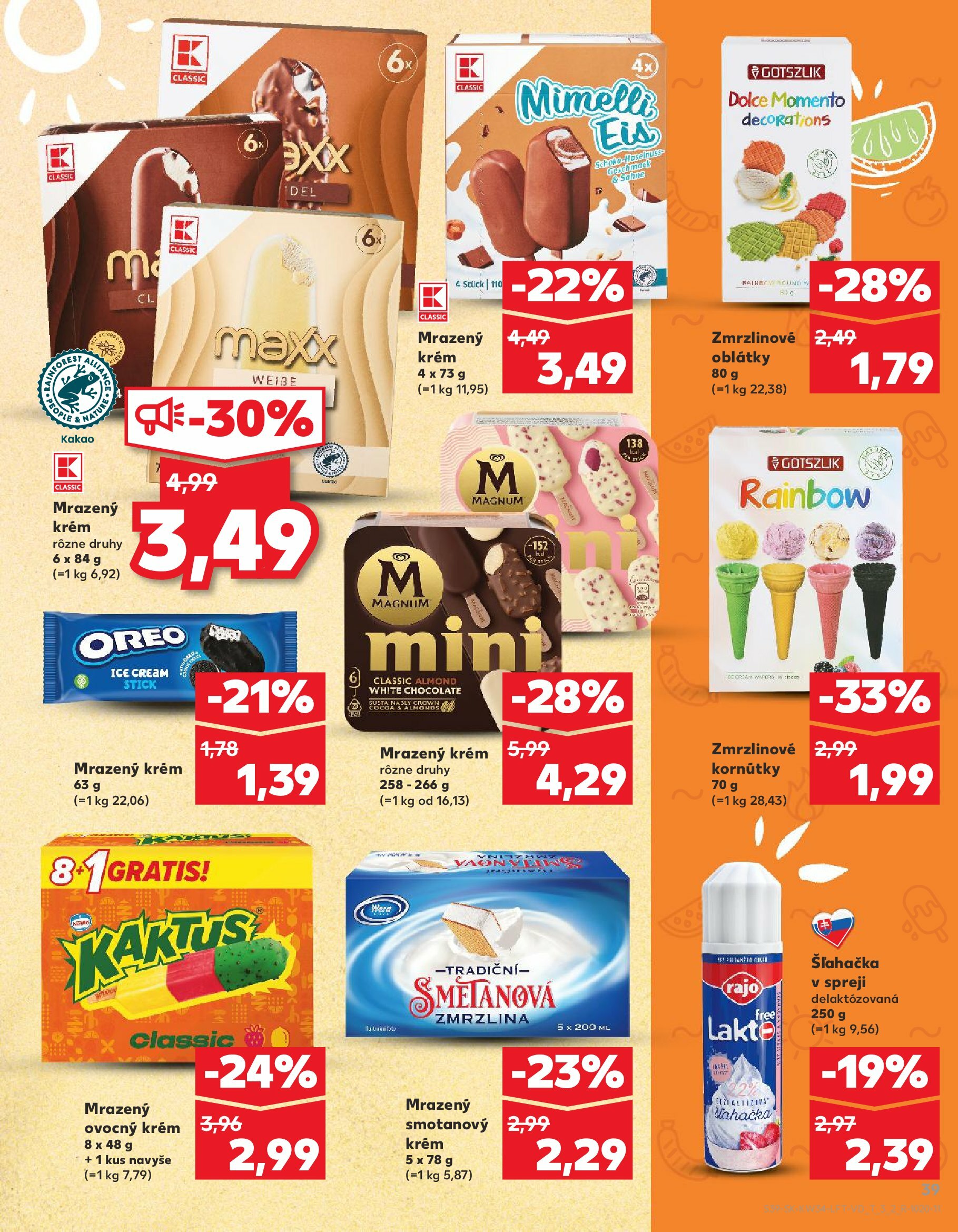 kaufland - Leták Kaufland platný od 21.08. do 27.08. - page: 39 kaufland - Leták Kaufland platný od 21.08. do 27.08. - page: 39