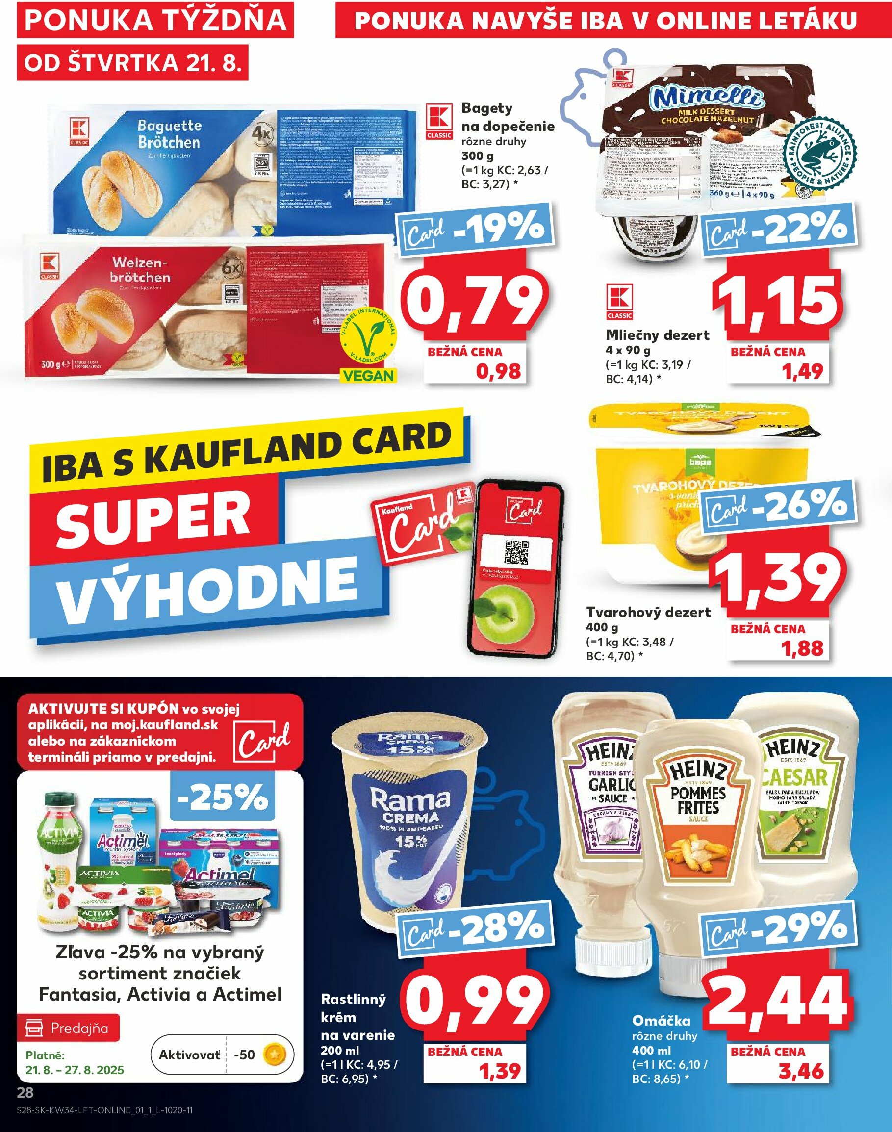 kaufland - Leták Kaufland platný od 21.08. do 27.08. - page: 28 kaufland - Leták Kaufland platný od 21.08. do 27.08. - page: 28