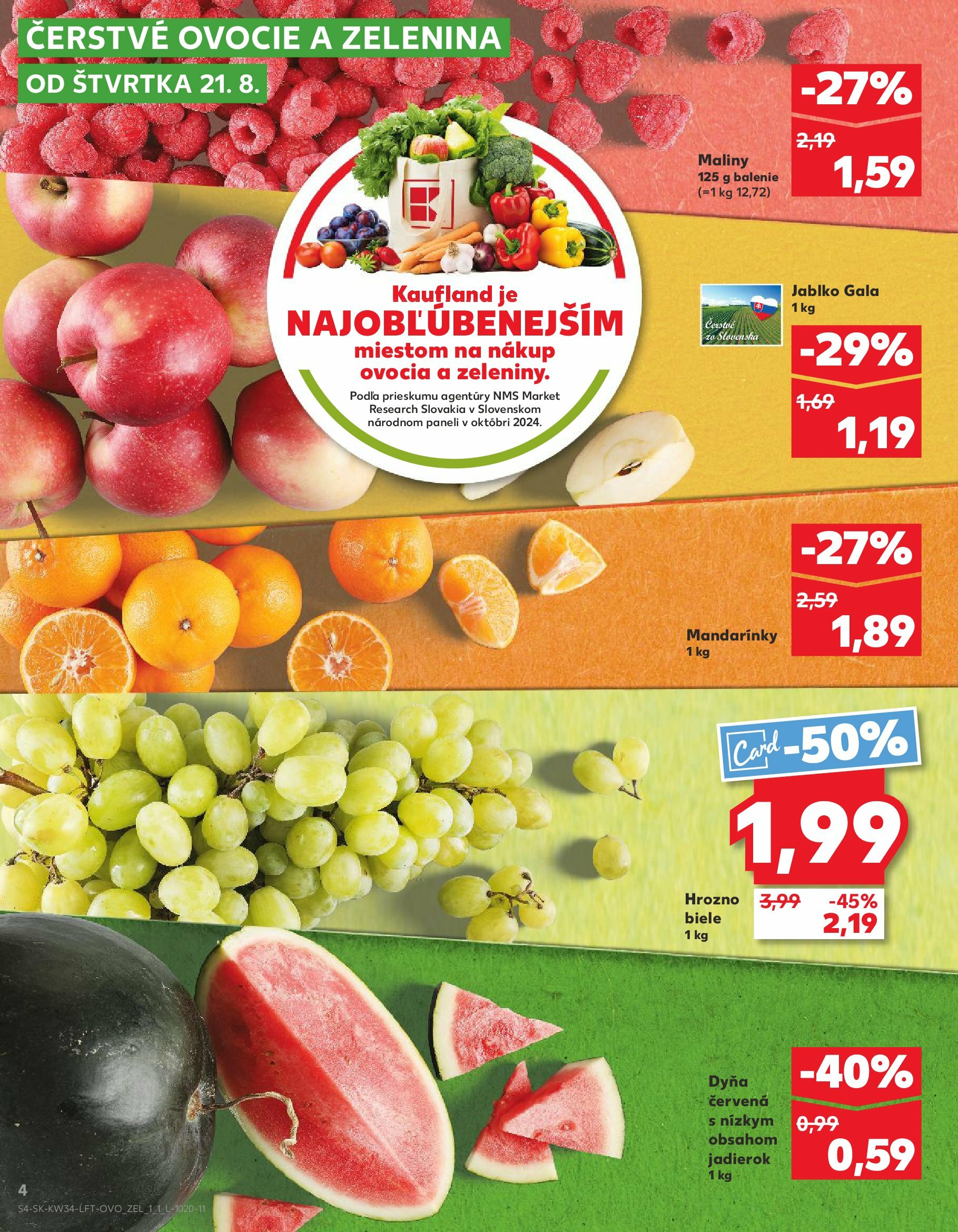 kaufland - Leták Kaufland platný od 21.08. do 27.08. - page: 4 kaufland - Leták Kaufland platný od 21.08. do 27.08. - page: 4