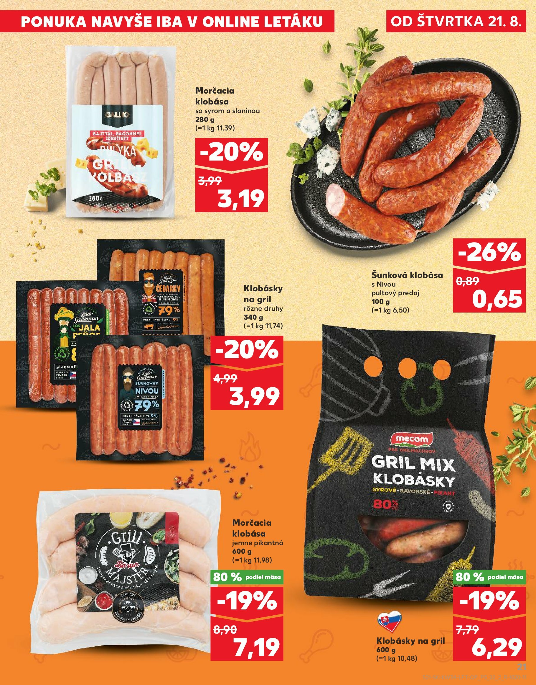 kaufland - Leták Kaufland platný od 21.08. do 27.08. - page: 21 kaufland - Leták Kaufland platný od 21.08. do 27.08. - page: 21