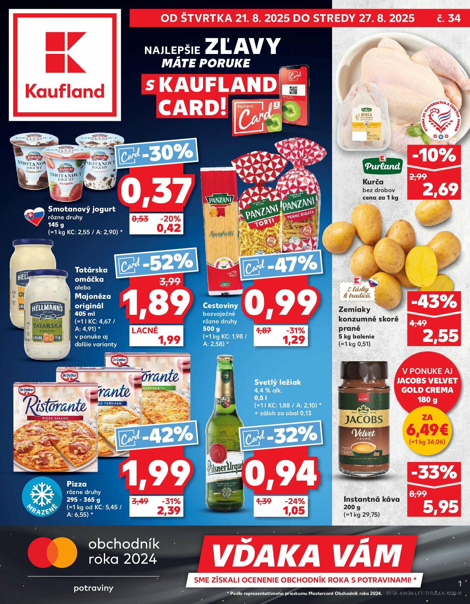 kaufland - Leták Kaufland platný od 21.08. do 27.08. - page: 1 kaufland - Leták Kaufland platný od 21.08. do 27.08. - page: 1